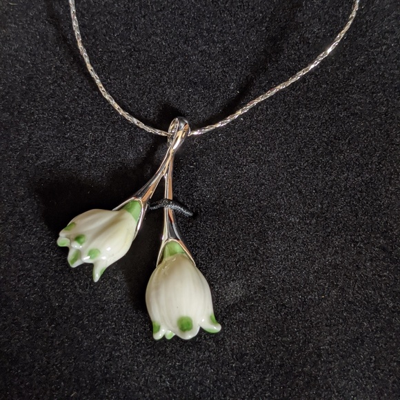 Franz Collection Summer Snowflake Flower Necklace - Picture 1 of 4